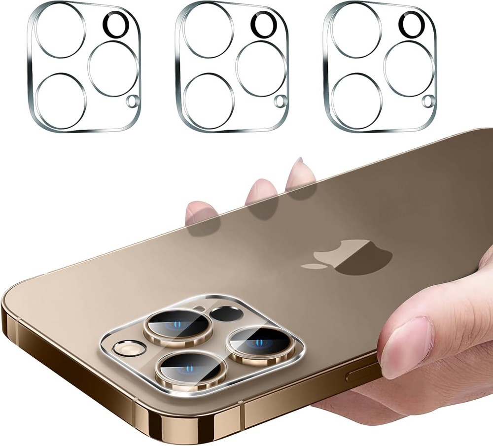3PCS Rear Back Camera Lens Protector Tempered Glass for iPhone 16 Pro Max