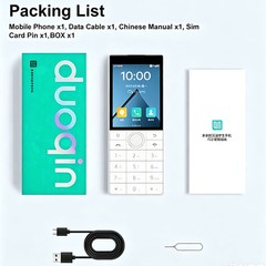 MINI Unlock QIN F22 4G LTE Android Smartphone Phone Keyboard Google Play Mobile