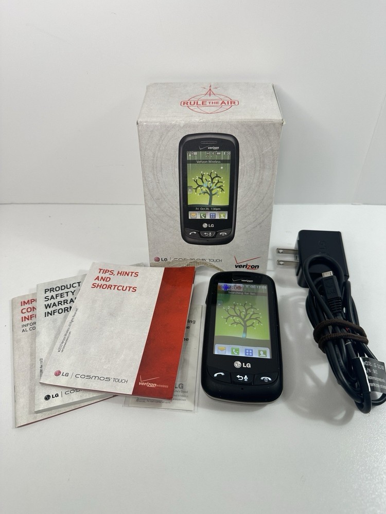 LG Cosmos Touch VN270 – Black & Silver ( Verizon ) Cellular Slider Phone – Boxed