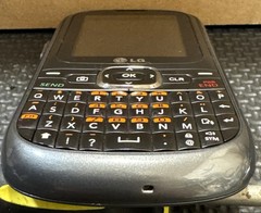 LG AN200 Saber Vintage Gray QWERTY Keyboard Phone for Collectors
