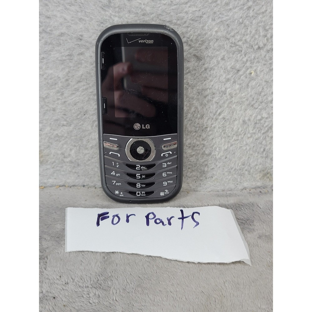LG VN250 Cosmos Verizon 3G CDMA Slider Cell Phone Black Gray For Parts Repair