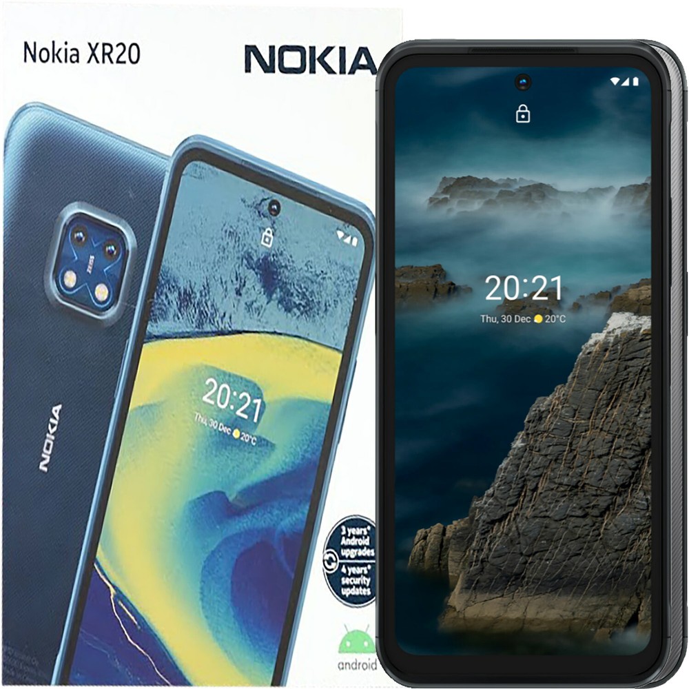 BNIB Nokia XR20 Dual-SIM 128GB + 6GB Granite Android Factory Unlocked 5G GSM