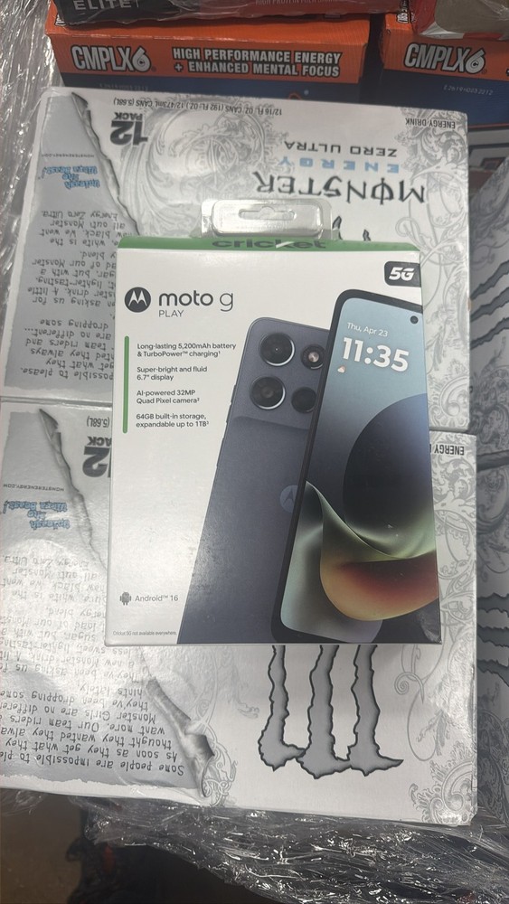 Motorola Moto G Play 5G 64GB Android 6.7″ Smartphone Cricket Wireless