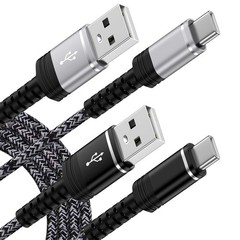 Fast USB-C Charger Adapter 2 Pack 6ft 3.1A for Galaxy Z Fold 7, S23, Quick Charg