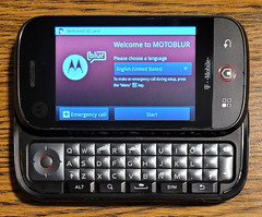 Motorola CLIQ / DEXT MB200 – Black ( T-Mobile ) Rare Blur GSM Smartphone