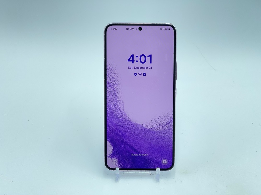 Samsung Galaxy S22 5G 128GB SM-S901U (Verizon) Bora Purple CrkBk (E-0030)