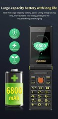 4G clamshell function mobile phone full range dual SIM screen unlocked version