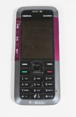 Nokia XpressMusic 5310b – Black Purple Vintage T-Mobile Cell Phone Y2K FOR PARTS