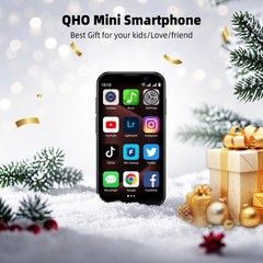 QHO Mini Phone Unlocked Mini Smartphone for Kids World’s Smallest Cell Phone
