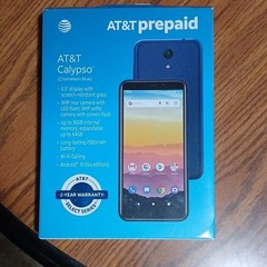 AT&T Calypso Chameleon Blue 16GB 5.5″ Android 10 Prepaid Smartphone