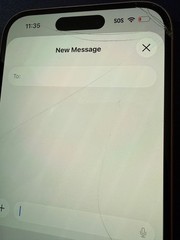 Apple iPhone 15 128GB Pink T-Mobile Cracked Screen Works Great Read