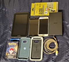 Samsung Galaxy S6/S7 Phones and Samsung Galaxy Tablet 3 + Accessories Bundle