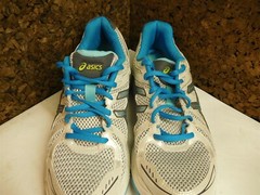 Asics Gel Exalt T379N Size Us 8.5 Blue Gray Women Running Shoes FAST SHIP