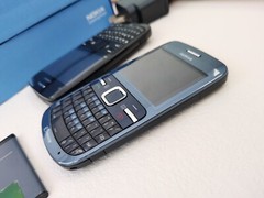 Nokia C Series C3-00 – Navy Blue / Gray unlocked full functional Cellular Phone