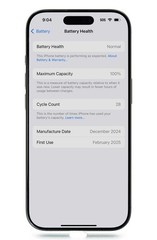 Apple iPhone 16 Pro 128GB Unlocked – Black Titanium – 100% Battery – iOS 18.3.2