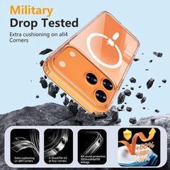 Magnetic Case for iPhone 17 Pro Max Phone Case with Privacy Screen Protector 2X