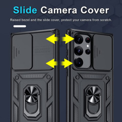 Samsung Galaxy S23 Ultra Case Military Grade Drop Protection Cover w/ Kickstand