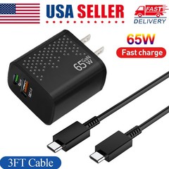 3FT Charger Cable Type c Super Fast Wall Adapter For Samsung Galaxy S23 S22 S21⚡