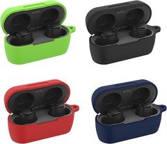 Black Silicone Replacement Case for Skullcandy JIB True Wireless Earbuds Cover