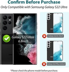 Samsung Galaxy S22 Ultra 5G 6.8 inch 3 Pack Screen Protector Soft TPU