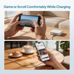 60W USB-C Fast Charger Adapter for iPhone 17 Pro Max, 10FT Cable