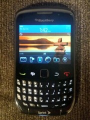 BlackBerry Curve 9330 Black Silver Sprint Smartphone With QWERTY Keyboard