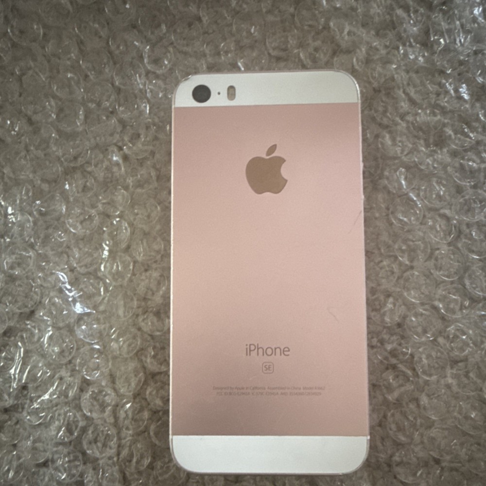 Apple iPhone SE Rose Gold 12MP Camera Lightning Bluetooth Wi-Fi A1662
