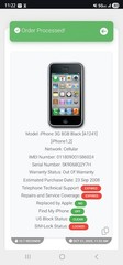 Apple iPhone 3G – 8GB – Sim Locked AT&T – Black A1241 MB046LL
