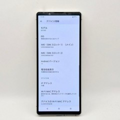 Sony Xperia 5 V 5G SO-53D 128GB Silver Docomo Unlocked Excellent Japan Model
