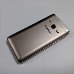 Original Samsung Galaxy Folder 2 G1650 Dual SIM Unlocked 16GB GOLD FLIP Phone