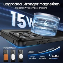 Magnetic for Motorola Moto Edge 2025 Case Slim Thin Translucent Matte Phone Case