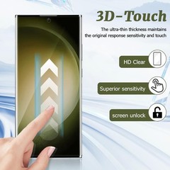 For Samsung Galaxy Note 20 Ultra Tempered Glass 3D Fingerprint Sensor Support HD