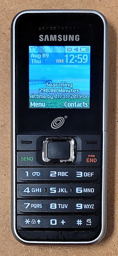 Samsung SGH-S125G – Silver and Black ( TracFone ) Cellular GSM Phone