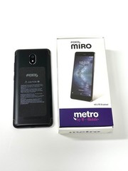 FOXXD MIRO L590A 16GB METRO LOCKED BRAND NEW BLACK COLOR FREE 32GB MICROSD CARD