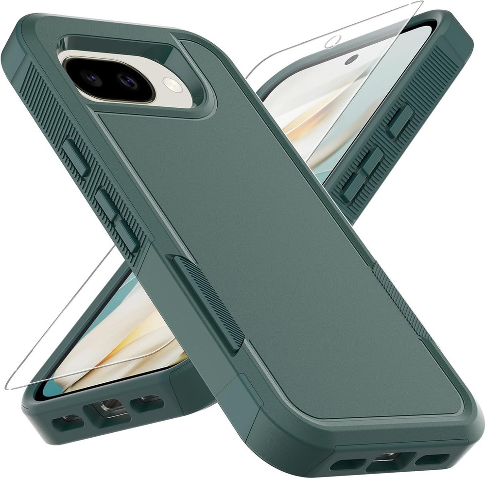 Google Pixel 10A Case, Military Grade Drop Tested with HD Screen Protector, Rugg