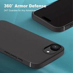 Phone Case & Bumper for iPhone 16e & iPhone 17e 6.1 Inch Anti-Fingerprint Matte