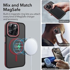 iPhone 14 Pro Max Case Translucent Matte Back Slim Magnetic Case for iPhone 14 P
