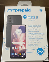 Motorola Moto G Power 5G 2024 6.7 128GB 8GB RAM AT&T Prepaid Smartphone 50MP GSM