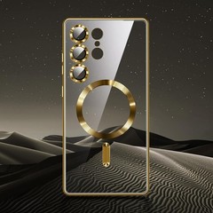 For Samsung Galaxy S25 Ultra 5G Case with Glossy Slim Thin Soft Shockproof Cover