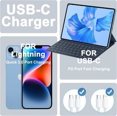2 Pack 20W USB-C Fast Charger Adapter for iPhone 17 Pro Max/16 Pro Max