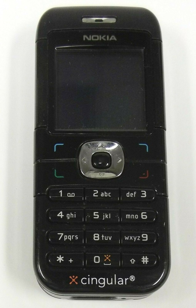 Nokia 6030 / 6030b – Black ( AT&T / Cingular ) Cellular Candybar Phone