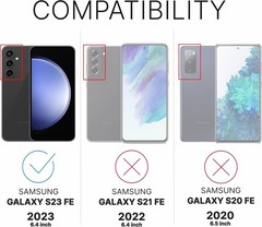 3-Pack Tempered Glass Screen Protectors for Samsung Galaxy S23 FE 5G 6.4 Inch