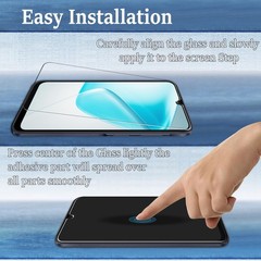 Clear 3-Pack Tempered Glass Screen Protectors for Samsung Galaxy A26 5G Anti-Scr