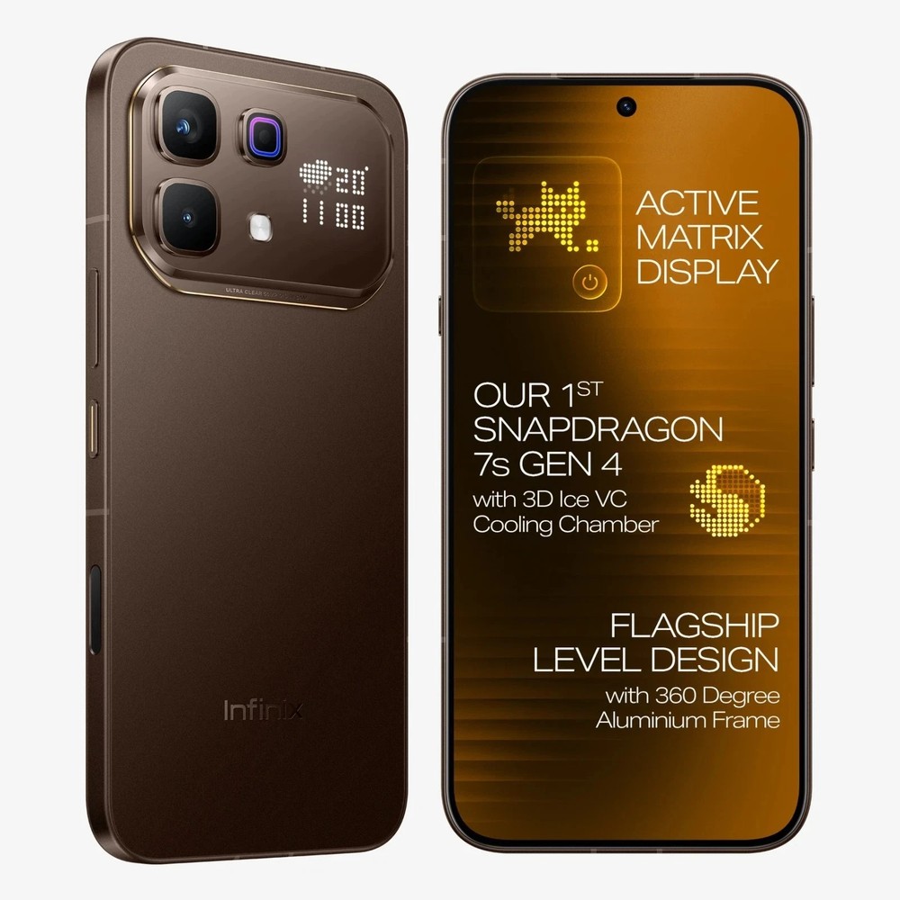 Infinix NOTE 60 Pro ( Brown, 256GB 8 GB RAM) Snapdragon 7s NFC Global Version.