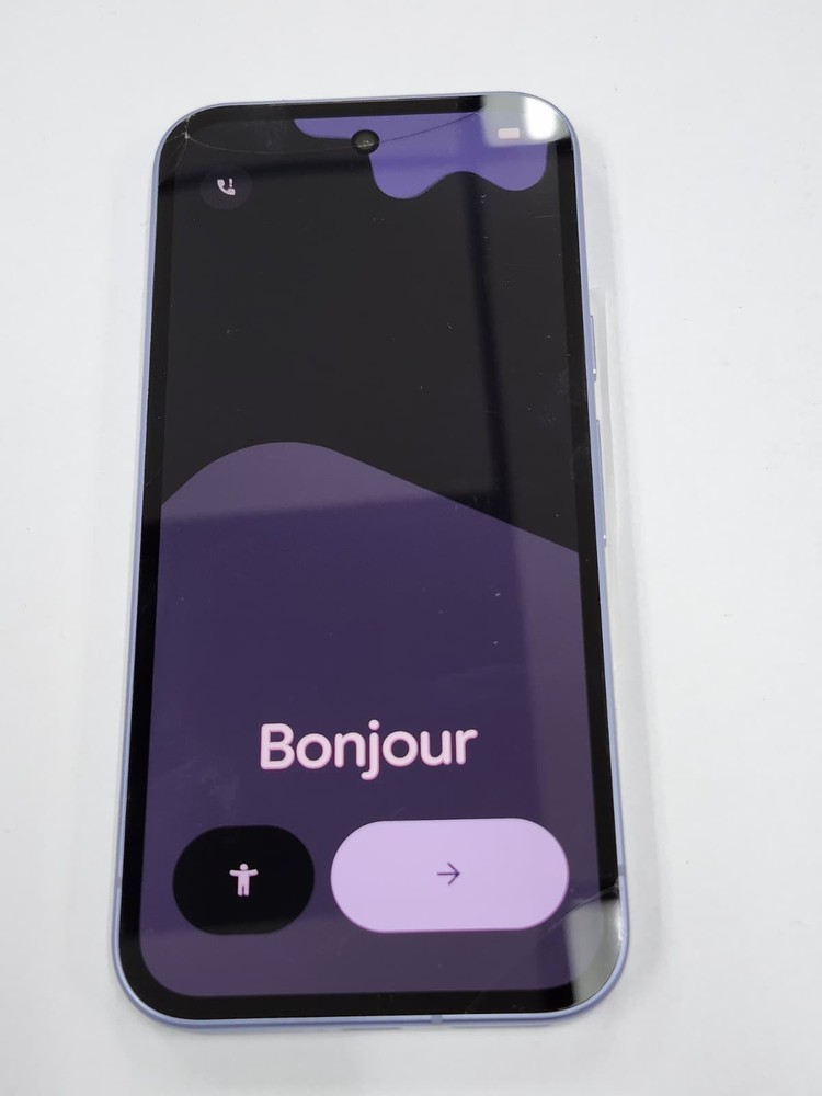 DEFECTIVE – Google Pixel 9a – 128 GB – Iris – Unlocked – 12836