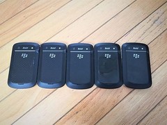 LOT OF 3 X BlackBerry Bold 9900 8GB -Black Wholesale Bulk Quantity GOOD WOKRING