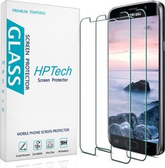 2PCS Screen Protector for Samsung Galaxy S7 6.1 Inch Tempered Glass Anti Bubble