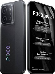 POCO C85 (Black, 128 GB 6GB RAM) Dimensity 6300 Processor Global Version.