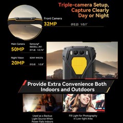 Global Blackview BV7300 4G LTE Rugged Phone Android 14 Mobile Waterproof Outdoor