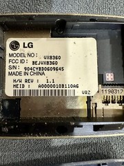 LG VX8360 Blue Flip Phone (Verizon) Untested